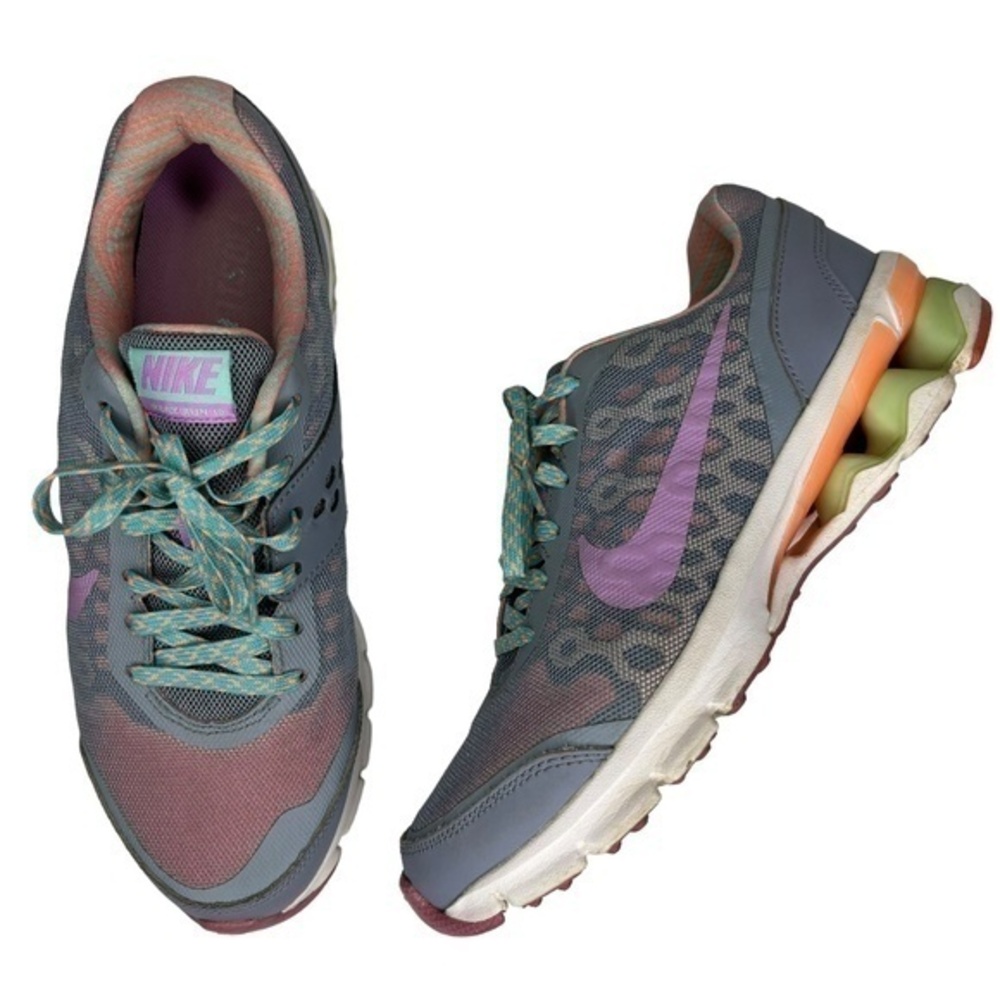 Nike Reax Run 10 Shoes Multicolor Running Athletic Sneakers Womens‎ Size 8
